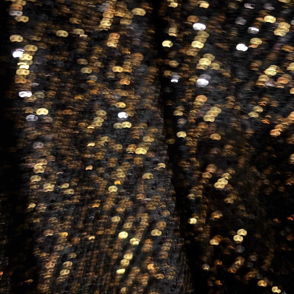 Calvin Klein Cocktail Black and Gold Sequins.